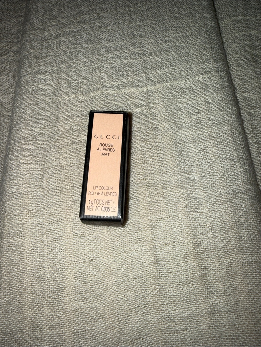 Gucci Rouge À Lèvres Mat Lipstick — color Janet Rust hot for fall fashion